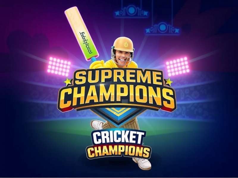 Cricket Supreme Champions - India's Premier Cricket Game Cricket Supreme Champions Game Banner